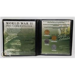 WORLD WAR II FIVE CENTS COLLECTION