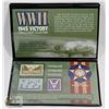 Image 1 : WWII SILVER DIME & STAMP SET