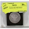 Image 1 : 1898 USA EAGLE SILVER HALF DOLLAR