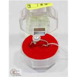 #67-FRESH WATER PEARL WHITE RING