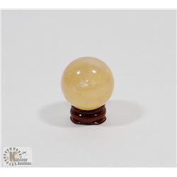 #145-NATURAL CITRINE CRYSTAL HEALING SPHERE BALL