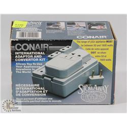 CONAIR INTERNATIONAL ADAPTOR AND CONVERTER KIT
