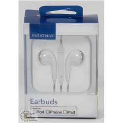 NEW INSIGNIA IPHONE IPAD EARBUDS