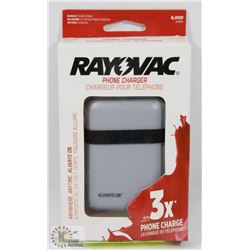 NEW RAYOVAC 6000 MAH POWER BANK