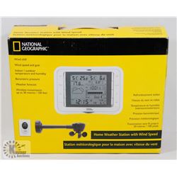 NATIONAL GEOGRAPHIC WEATHER STATION WITH WIND SPEE