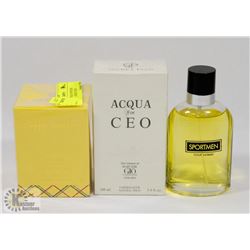 LOT OF 3 REPLICA PERFUMES BURBERRY,  ACQUA DI GIO