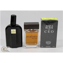 LOT OF 3 REPLICA COLOGNE, ACQUA DI GIO PROFUMO,