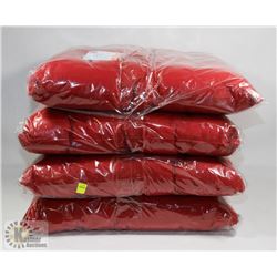 LOT OF 4 CHAIR SEAT CUSHIONS