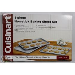 CUISINART 3PC NON STICK BAKING SHEET SET