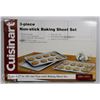 Image 1 : CUISINART 3PC NON STICK BAKING SHEET SET