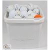 Image 1 : BUCKET OF RECLAIMED GOLF BALLS