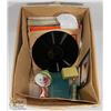 Image 1 : ESTATE BOX OF RECORDS & COLLECTIBLES