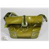 Image 1 : GREEN PRINCESS FLORENCE SNAKE SKIN STYLE PURSE
