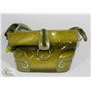 Image 1 : GREEN PRINCESS FLORENCE SNAKE SKIN STYLE PURSE