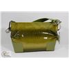 Image 1 : GREEN PRINCESS FLORENCE SNAKE SKIN STYLE PURSE