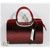 Image 1 : RED PRINCESS FLORENCE SNAKE SKIN STYLE PURSE