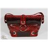 Image 1 : RED PRINCESS FLORENCE SNAKE SKIN STYLE PURSE