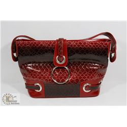 GREEN PRINCESS FLORENCE SNAKE SKIN STYLE PURSE