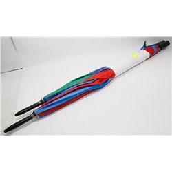 2PK GOLF SIZE UMBRELLAS.