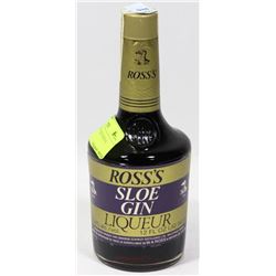 ROSS'S SLOE GIN LIQUEUR 28.6% 341ML