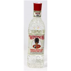 WINDSON TRIPLE DISTILLED DRY GIN 750ML 40%, SILVER