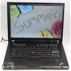 LENOVO T SERIES WIN 7 PRO LAPTOP WITH AC ADAPTOR