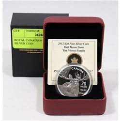 2012 $20 FINE SILVER COIN: ROBERT BATEMAN -