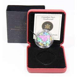 2004 .50 CENT STERLING SILVER COIN: TIGER