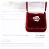 Image 1 : 18K WHITE GOLD RUBY AND DIAMOND RING
