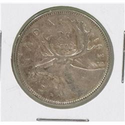 1939 CANADIAN GV 25 CENT COIN