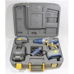 MAXIMUM CORDLESS DRILL 14.4V  WITH CHARGER AND 2