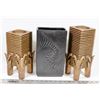 Image 1 : 2 CANDLE HOLDERS AND RECTANGLE VASE