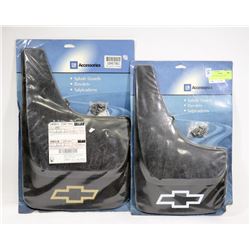 2 PAIRS OF CHEVY MUD FLAPS
