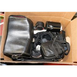 LOT OF ASSORTED CAMERA EQUIPMENT
