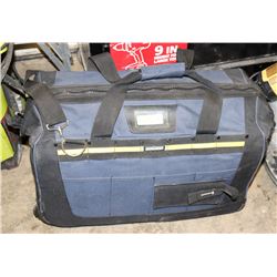 MASTERCRAFT ROLLING TOOL BAG, 24 X 12 X 14, WITH