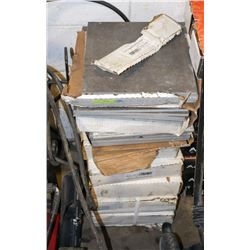 8 BOXES 12 X 12 QUARTZITE IRON FLOOR TILES