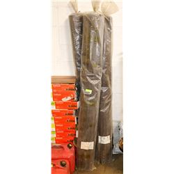 3 PACKS OF CHAIN LINK TUBE INSERTS - BROWN.