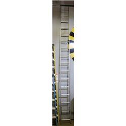 PARTIAL 16' ALUMINUM LADDER.