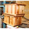 Image 1 : PAIR OF 19'X11'X10' CEDAR PLANTERS.