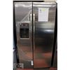 Image 1 : GE 25.4 CU FT SIDE BY SIDE FRIDGE WITH DISPENSER