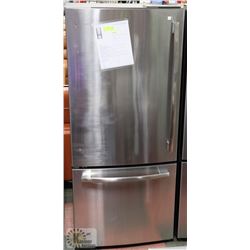 GE 20.9 CU FT BOTTOM-FREEZER FRIDGE