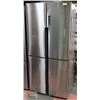 Image 1 : 4 DOOR STAINLESS STEEL HAIER BOTTOM-FREEZER FRIDGE