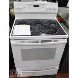 GE 30" ELECTRIC SELF-CLEANING CONVECTION RANGE