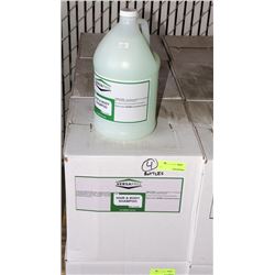 CASE WITH FOUR 4L BOTTLES OF VERSA PRO HAIR AND