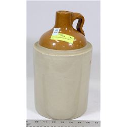 VINTAGE STONEWARE WHISKEY JUG.