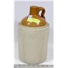 Image 1 : VINTAGE STONEWARE WHISKEY JUG.