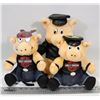 Image 1 : LOT OF HARLEY DAVIDSON STUFFED HOGS