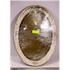 Image 1 : CONVEX ANTIQUE BUBBLE GLASS FRAMED PICTURE
