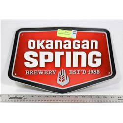 OKANAGAN SPRING SIGN.