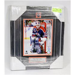 EDMONTON OILERS BILL RANFORD FRAMED SIGNED
